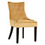 Interiors by Premier Beige Velvet Chair, Enchanting Sleep Chair, Easy to Assemble Borg Chair, Comfy Dining Chair
