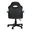Interiors by Premier Black And Red Pu Home Office Chair