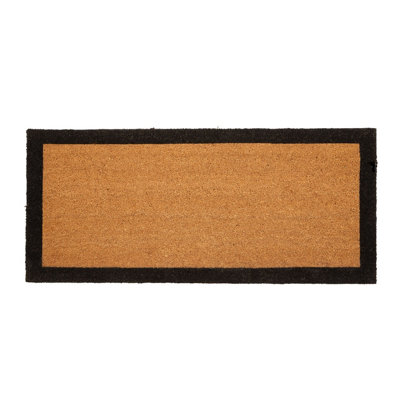 Interiors by Premier Black Border Extra Large Doormat