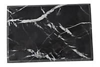 Interiors by Premier Black & Gold Marble Chopping Board, High-Quality Cutting bBoard, Stain-Resistant Gold Marble Board