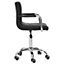 Interiors by Premier Black Home Office Chair with Swivel Base