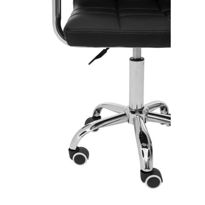 Interiors by Premier Black Home Office Chair with Swivel Base