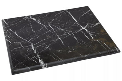 Interiors by Premier Black Marble Rectangular Chopping Board, High-quality Cutting Board, Stain-Resistant Marble Board