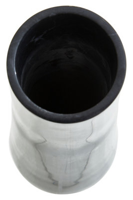Interiors by Premier Black Marble Tapered Vase,Multi-Functional Large Marble Vase, Easy to Clean Tall Tapered Vase