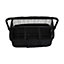 Interiors by Premier Black Rattan and Bamboo Caddy Basket