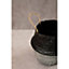 Interiors by Premier Black / Silver Small Seagrass Basket