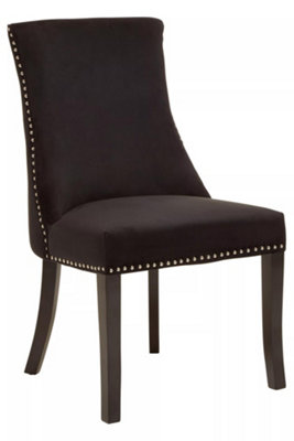 Black high back 2024 accent chair