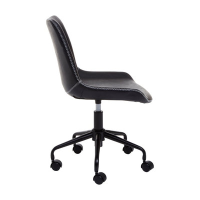 Interiors by Premier Bloomberg Black Home Office Chair