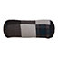 Interiors by Premier Blue patchwork Bolster Cushion, Long Bolster Pillow for Bed, Sofa, Comforting Rolled Pillow Cushion
