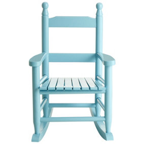 Interiors by Premier Blue Rocking Chair, Non-Harmful Children's Chair, Easy to Balance Kiddie Chair, Adjustable Playroom Chair