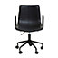 Interiors by Premier Branson Black Leather Home Office Chair