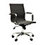Interiors by Premier Brent Black Low Back Home Office Chair