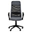 Interiors by Premier Brent Black Mesh And Grey Fabric Home Office Chair
