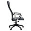 Interiors by Premier Brent Black Mesh And Grey Fabric Home Office Chair