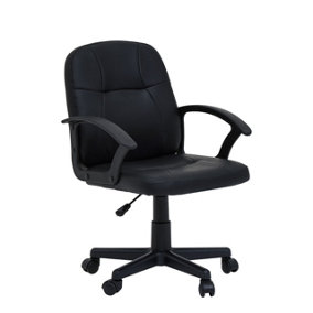 Interiors by Premier Brent Black Small Home Office Chair