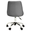 Interiors by Premier Brent Grey Leather Effect Home Office Chair