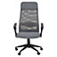 Interiors by Premier Brent Grey Mesh And Fabric Home Office Chair