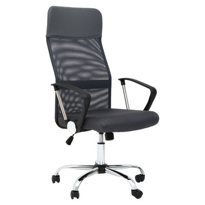 Interiors by Premier Brent Grey Mesh Home Office Chair