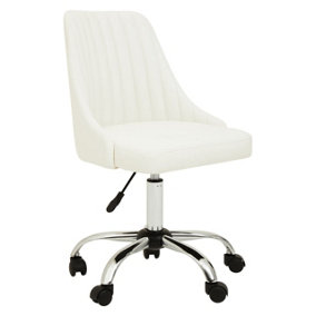 Inexpensive white deals desk chair