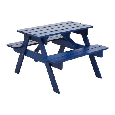 Interiors by Premier Brighton Blue Kids Picnic Bench