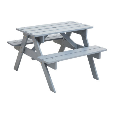 Interiors by Premier Brighton Grey Kids Picnic Bench