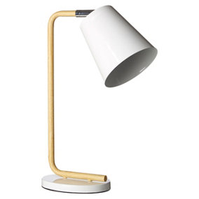 Interiors by Premier Bruin White Table Lamp