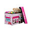 Interiors by Premier Cake Shop Design Storage Box and Seat, Easy to Maintain Children Bedroom Seat