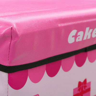 Interiors by Premier Cake Shop Design Storage Box and Seat, Easy to Maintain Children Bedroom Seat