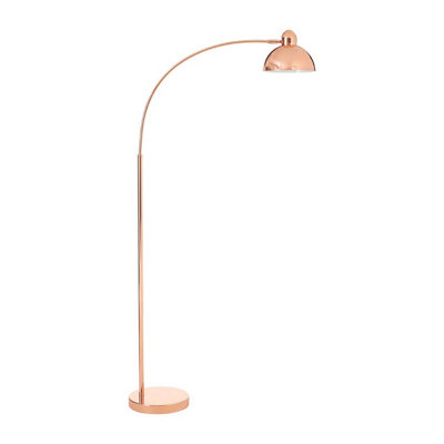 Copper floor store lamp b&q