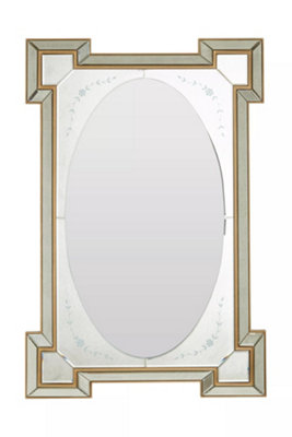 Interiors by Premier Can be hung both ways Rectangular Wall Mirror