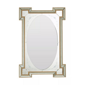 Interiors by Premier Can be hung both ways Rectangular Wall Mirror