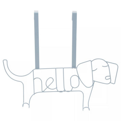 Interiors By Premier Charming Design Sausage Dog Over The Door Hanger, Versatile Storage Over Door Hooks, Sturdy Hanging Hooks
