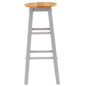 Interiors by Premier Chester Tall Grey Bar Stool