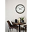 Interiors by Premier Chrome Finish Wall Clock