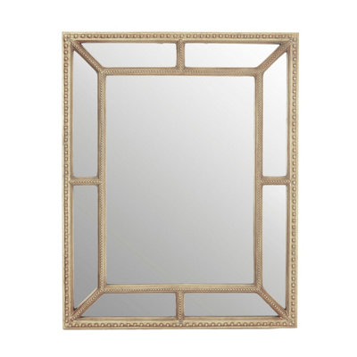 Interiors by Premier Classic Cream Wall Mirror DIY at B&Q