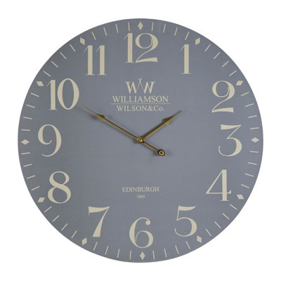 Interiors by Premier Classical Grey Wall Clock DIY at B&Q