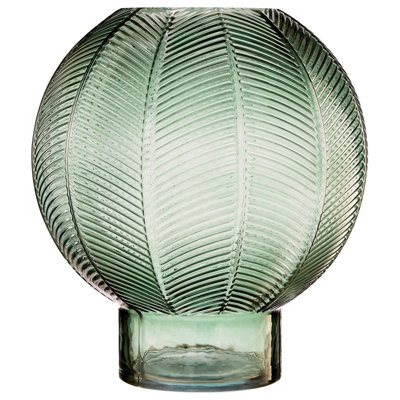 Interiors by Premier Complements Fern Green Large Glass Vase