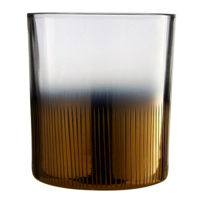 Interiors by Premier Complements Gold Glass Tealight Holder