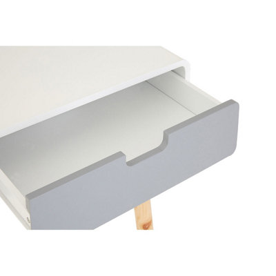 Interiors by Premier Console Table, Versatile Console Table with Drawers, Light Weight White Finish Console Table with Storage
