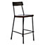 Interiors by Premier Dalston Stool With Backrest