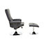 Interiors by Premier Denton Grey Leather Effect Recliner