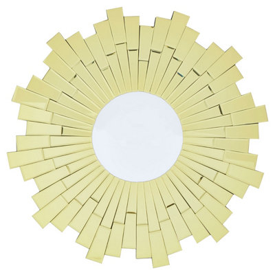 Interiors by Premier Dia Glitzy Small Circular Wall Mirror DIY at B&Q