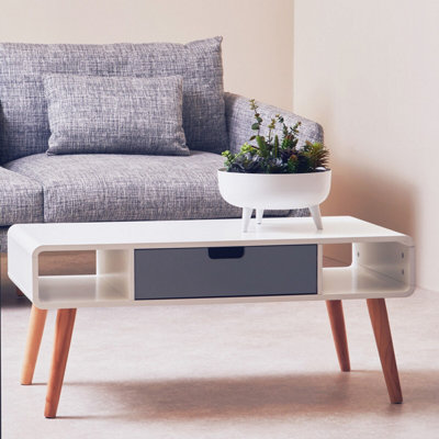Interiors by Premier Display Coffee Table, Compact Wooden Table ...