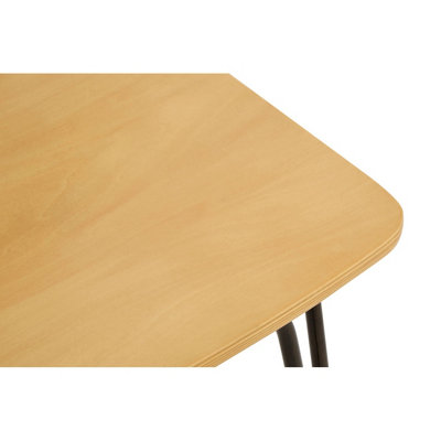 Interiors by Premier District Chair, Contemporary Wood Back Chair, Space- Saving Wooden Chair, Comfortable Living Room Chair