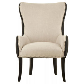 Interiors by Premier Doucet Chair, Easy to Assemble Outdoor Chair, Adjustable Large Chair, Armrest Velvet Dining Armchair