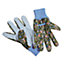 Interiors by Premier Durable Finchwood Gardening Gloves, Cotton Garden Gloves, Long Lasting PU Coating Gloves, Floral Yard Gloves