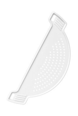 Interiors By Premier Durable White PS Pot Strainer, Effortless Water Drainage Pot Strainer, Lightweight PS Pot Strainer For Pasta