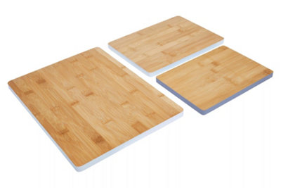 Interiors by Premier Ecofriendly Set Of Three Chopping Boards, Durable Set Of Three Over Counter Board, Non Porous Chopping Board