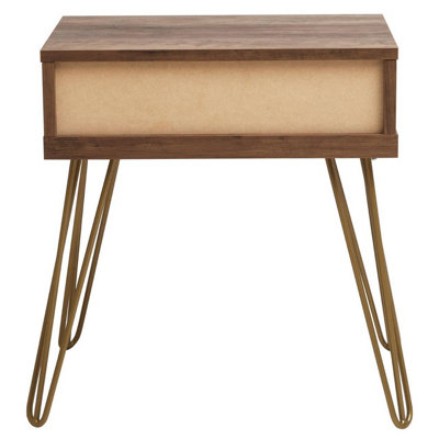 Interiors By Premier Elegant One Draw Side Table, Functional Side Table By Couch, Versatile Small Lounge Table, Compact Table