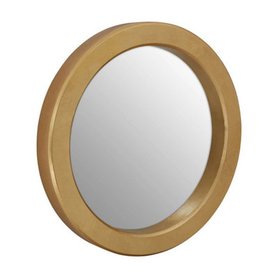 Interiors By Premier Elegant Round Wall Mirror, Versatile Slim Mirror, Easily Maintained Wall Mirror, Compact Mirror for Home